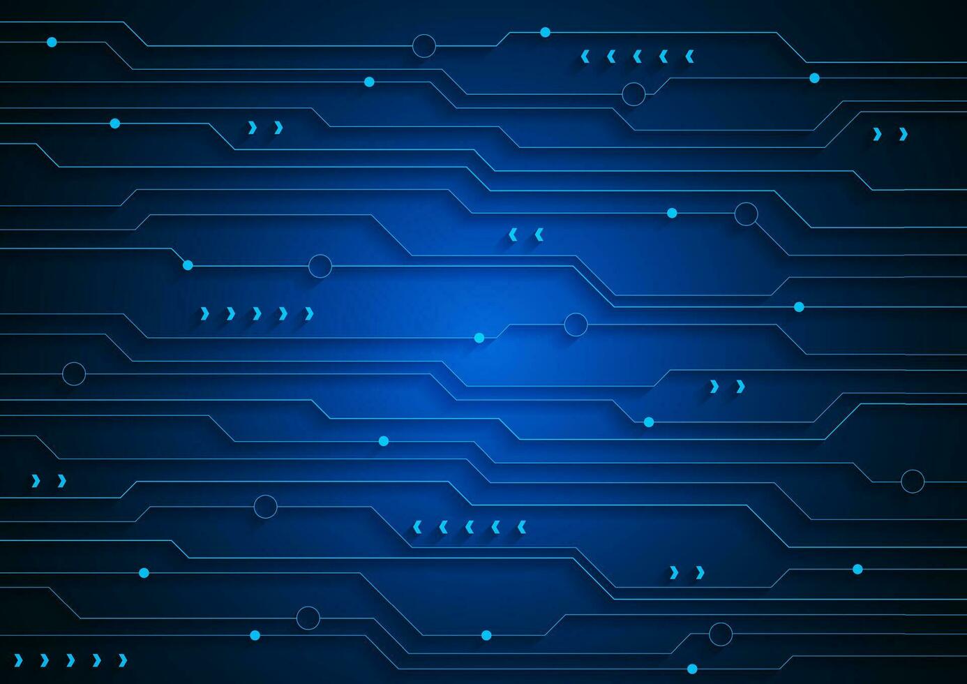 Circuit technology background with hi-tech digital vector