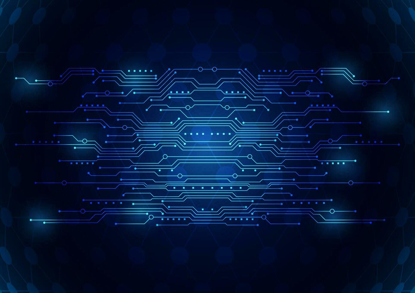 Circuit technology background with hi-tech digital vector