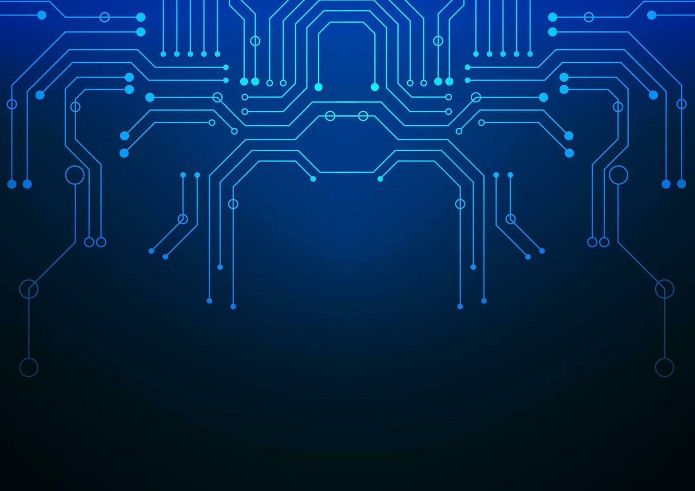 Circuit technology background with hi-tech digital vector