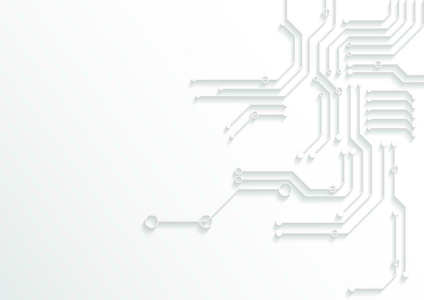 Circuit technology background with hi-tech digital vector