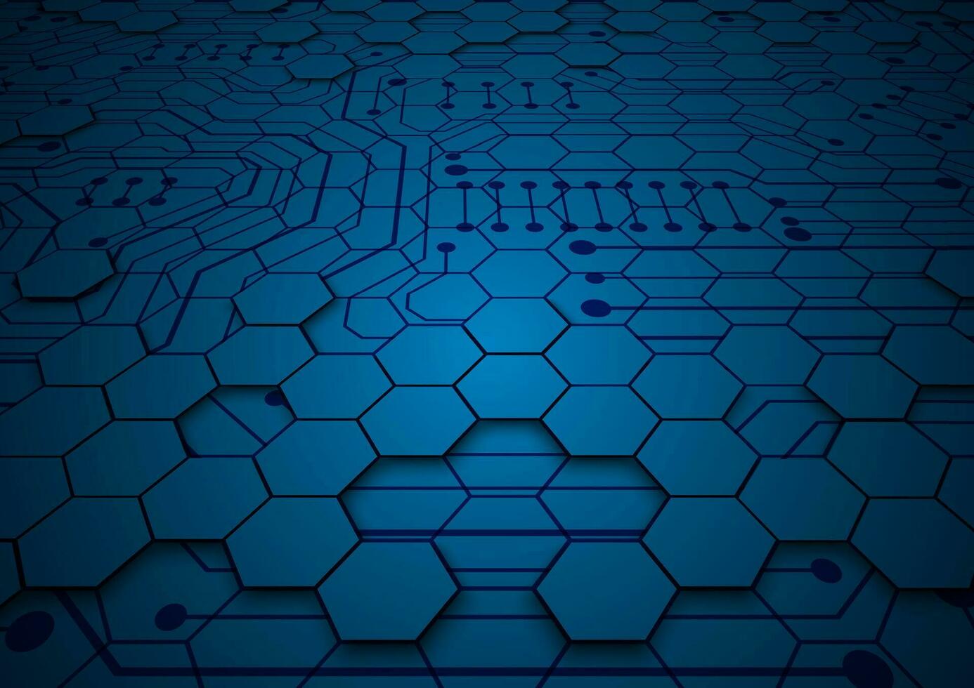 Circuit technology background with hi-tech digital vector