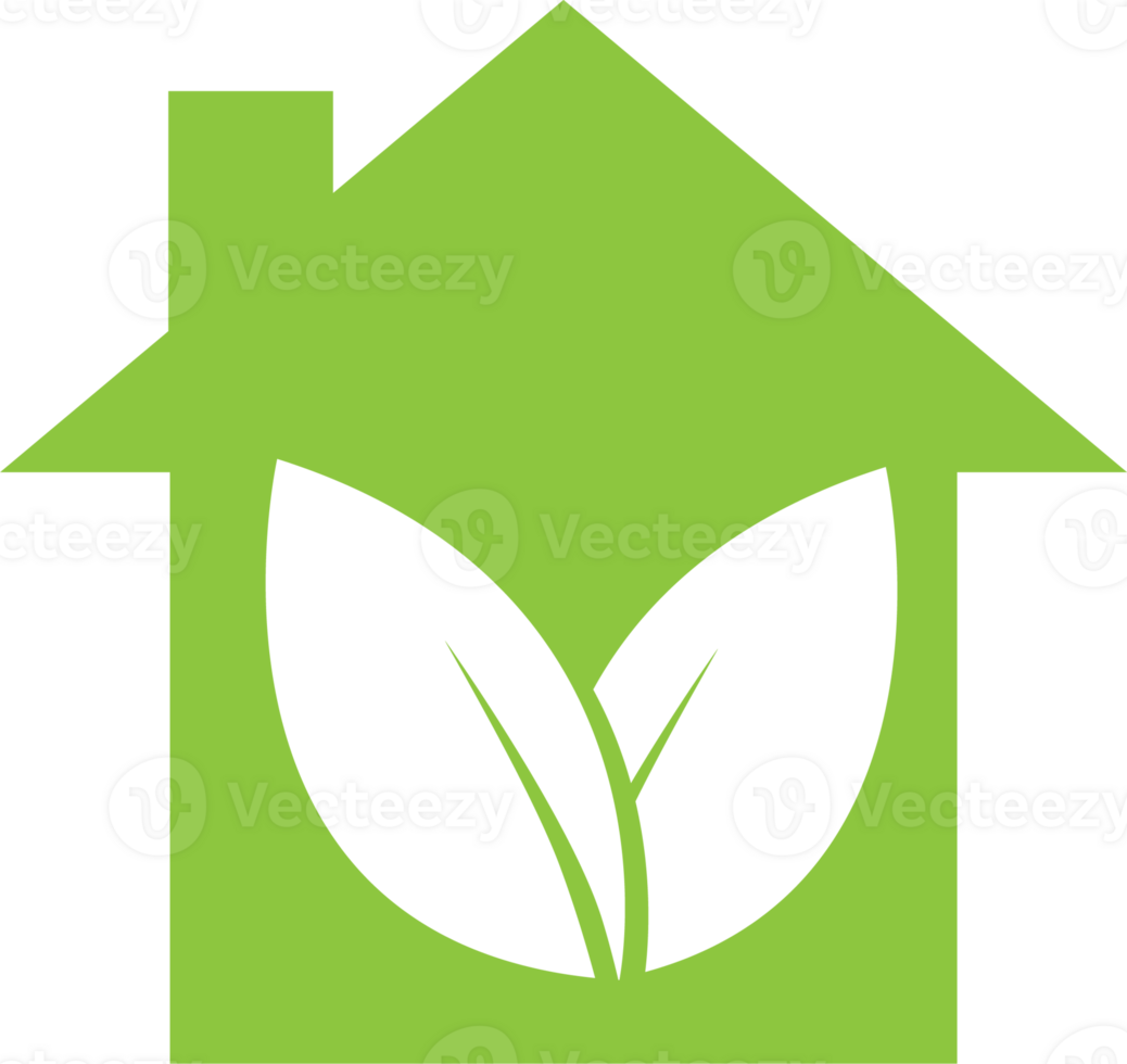 The eco icon element for environment or ecologically concept png