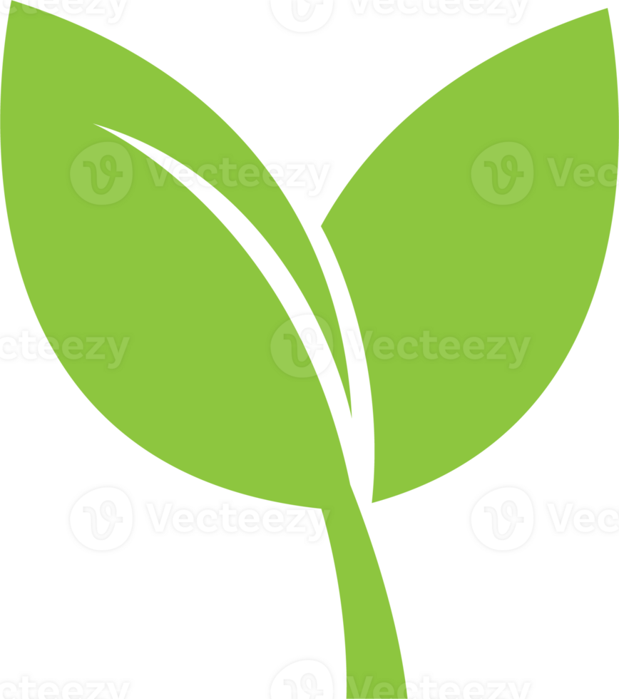 The eco icon element for environment or ecologically concept png