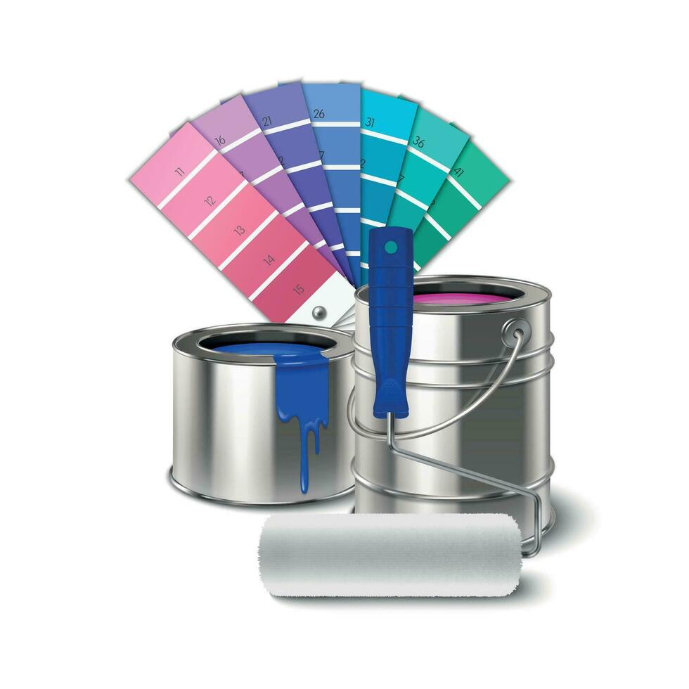 Painting Tools Composition vector