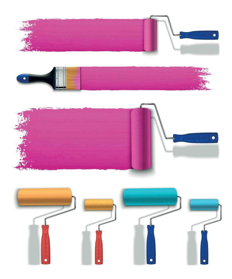 Paint Tools Set vector