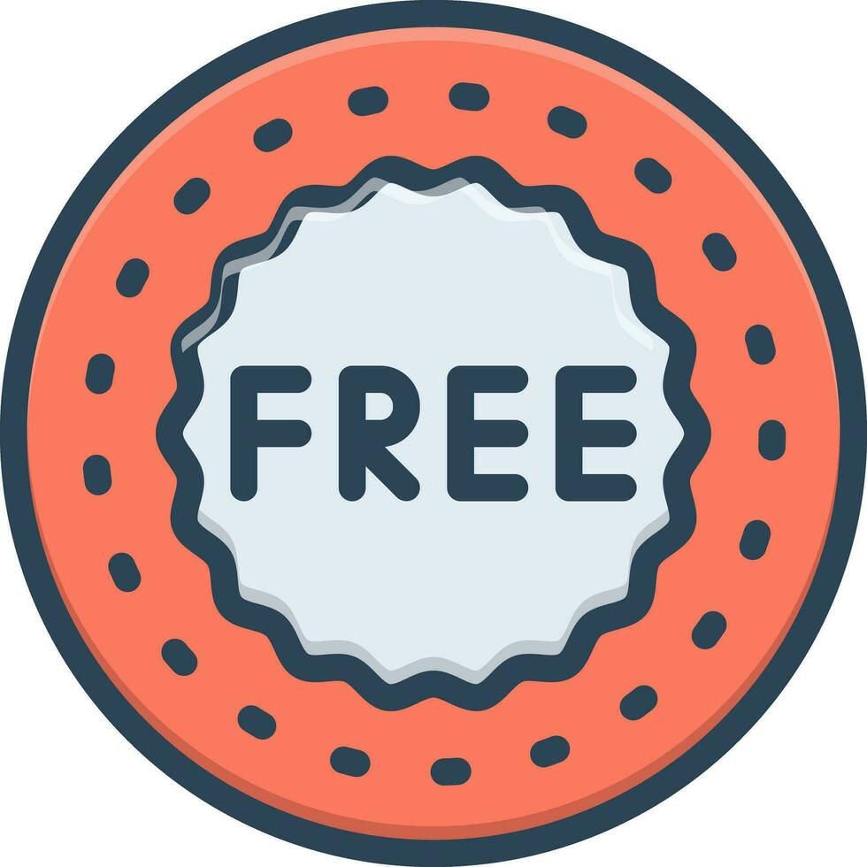 color icon for free vector