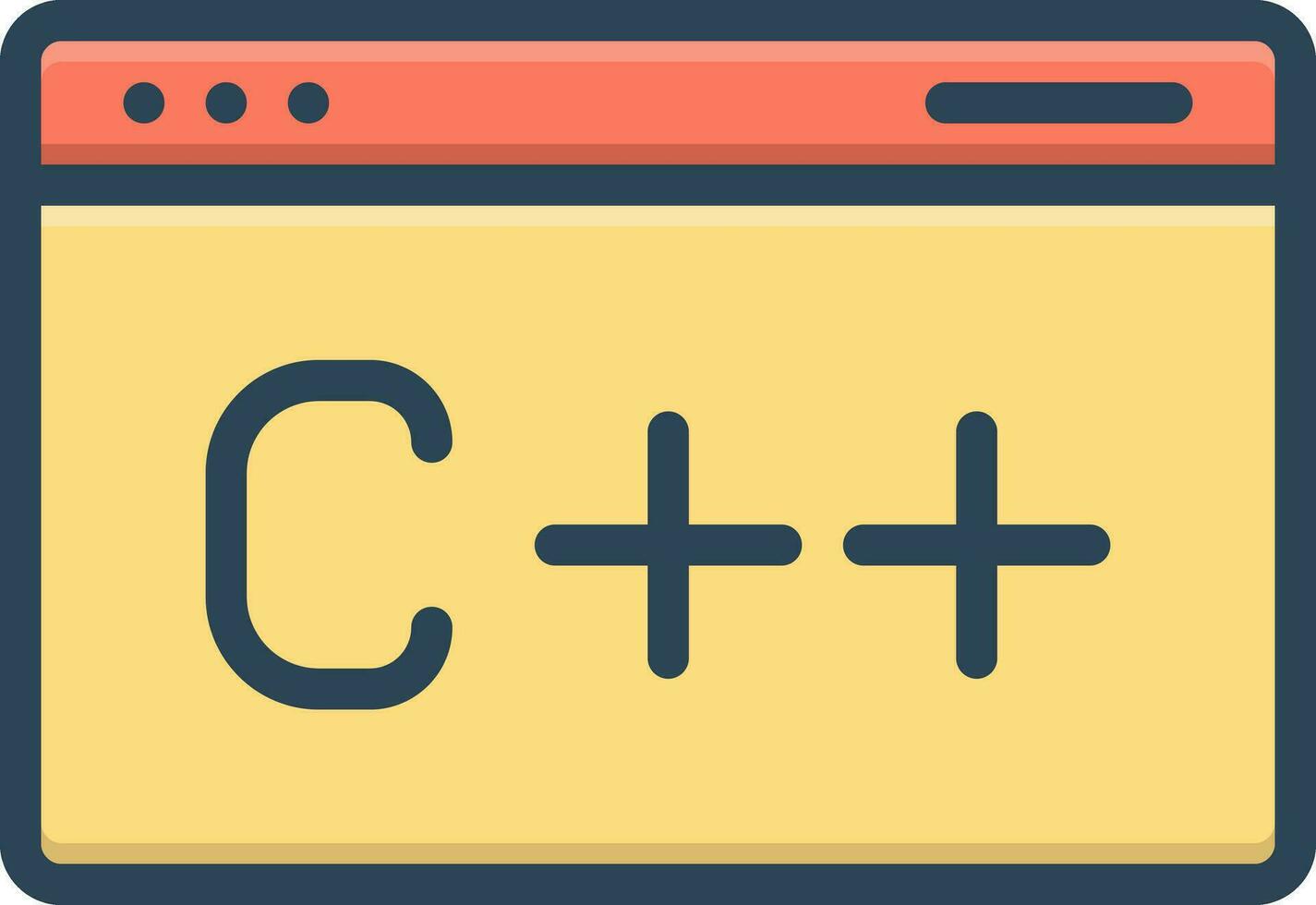 color icon for programming vector