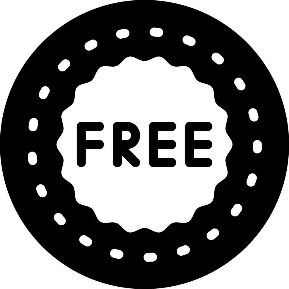 solid icon for free vector
