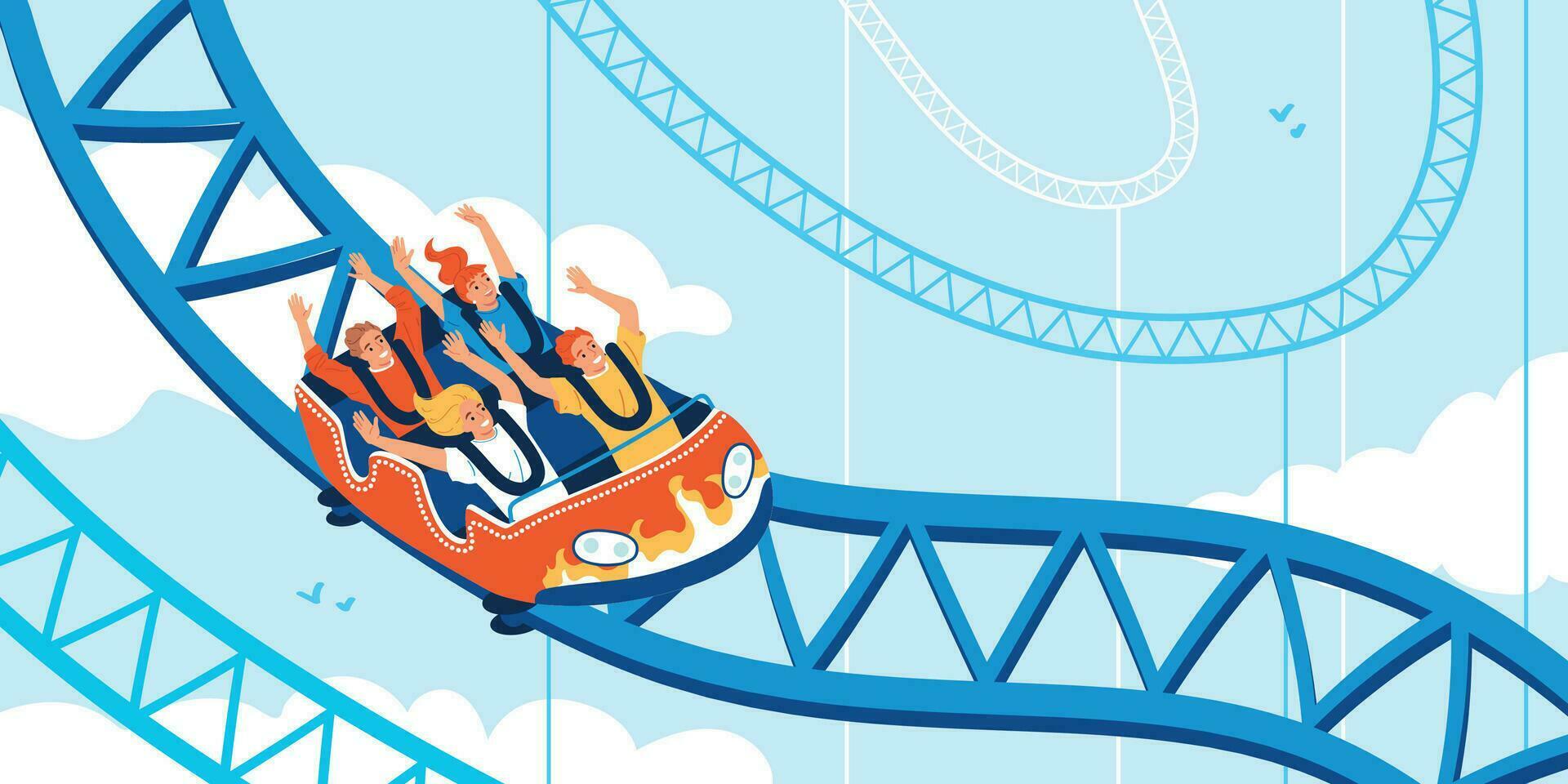 Amusement Park Illustration vector