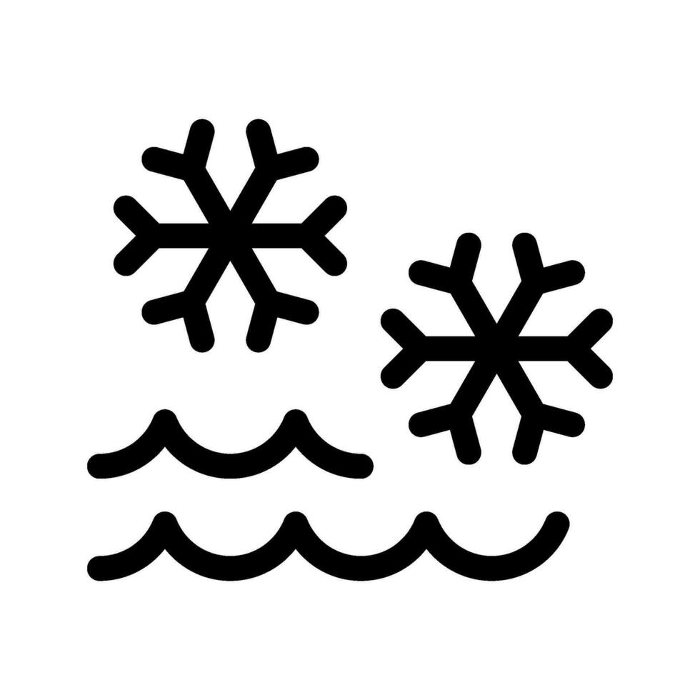 Cold Water Icon Vector Symbol Design Illustration