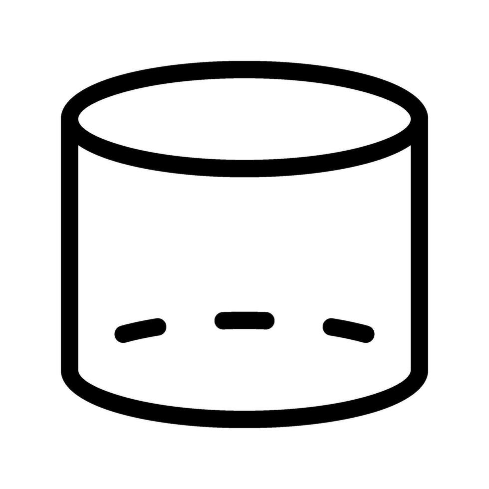 Cylinder Icon Vector Symbol Design Illustration