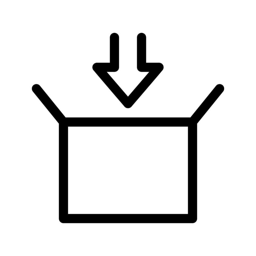 Packing Icon Vector Symbol Design Illustration