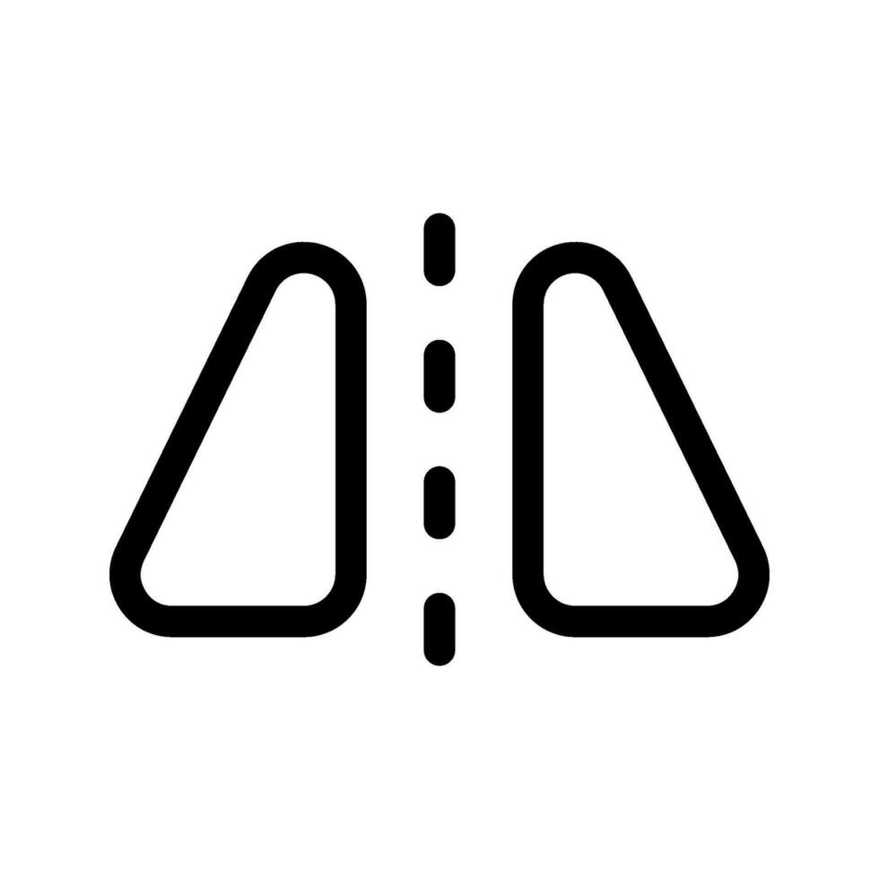 Reflection Icon Vector Symbol Design Illustration