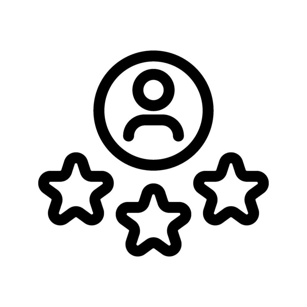 Rating Icon Vector Symbol Design Illustration