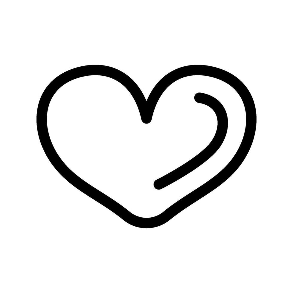 Heart Icon Vector Symbol Design Illustration