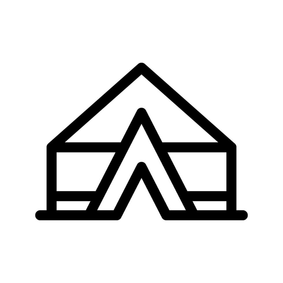 Tent Icon Vector Symbol Design Illustration