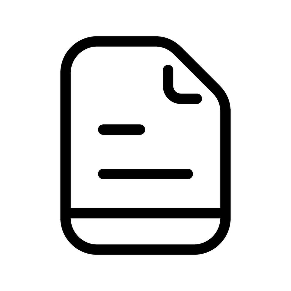 Document Icon Vector Symbol Design Illustration