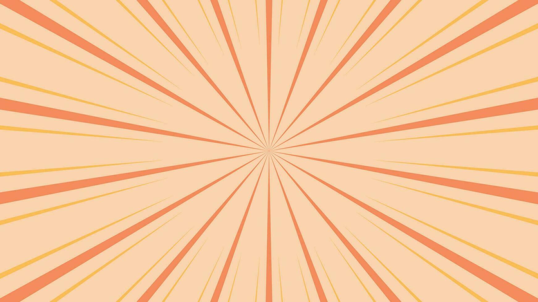 Vector Sunburst Background with colorful rays
