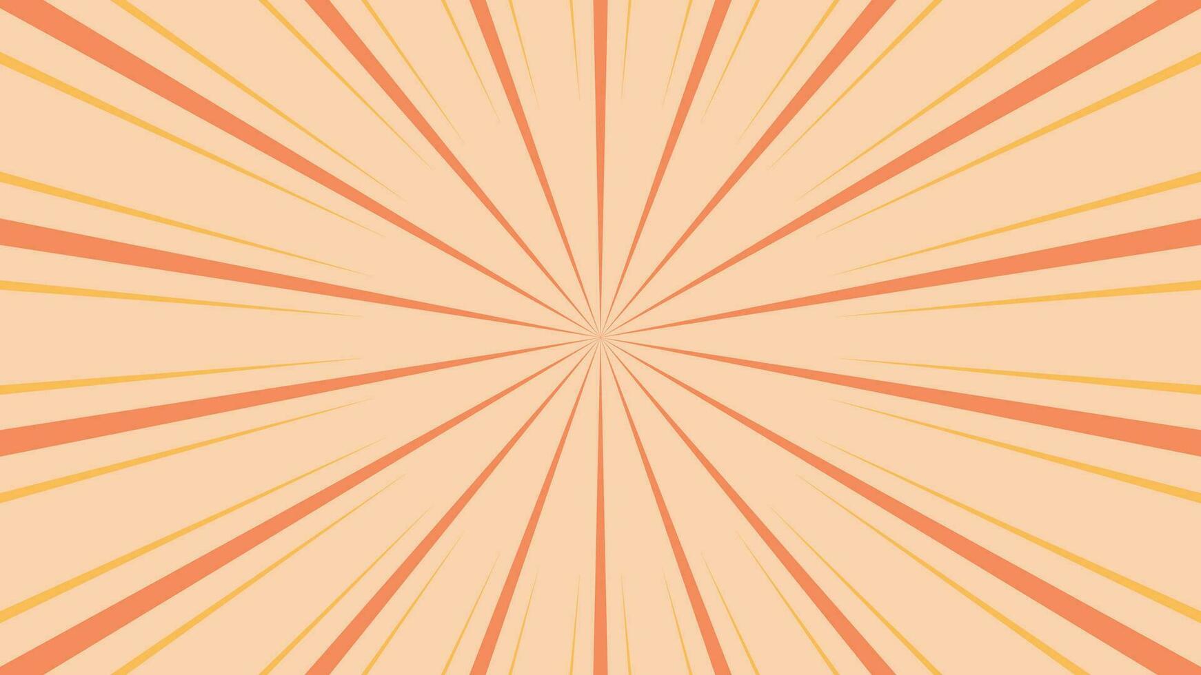 Vector Sunburst Background with colorful rays