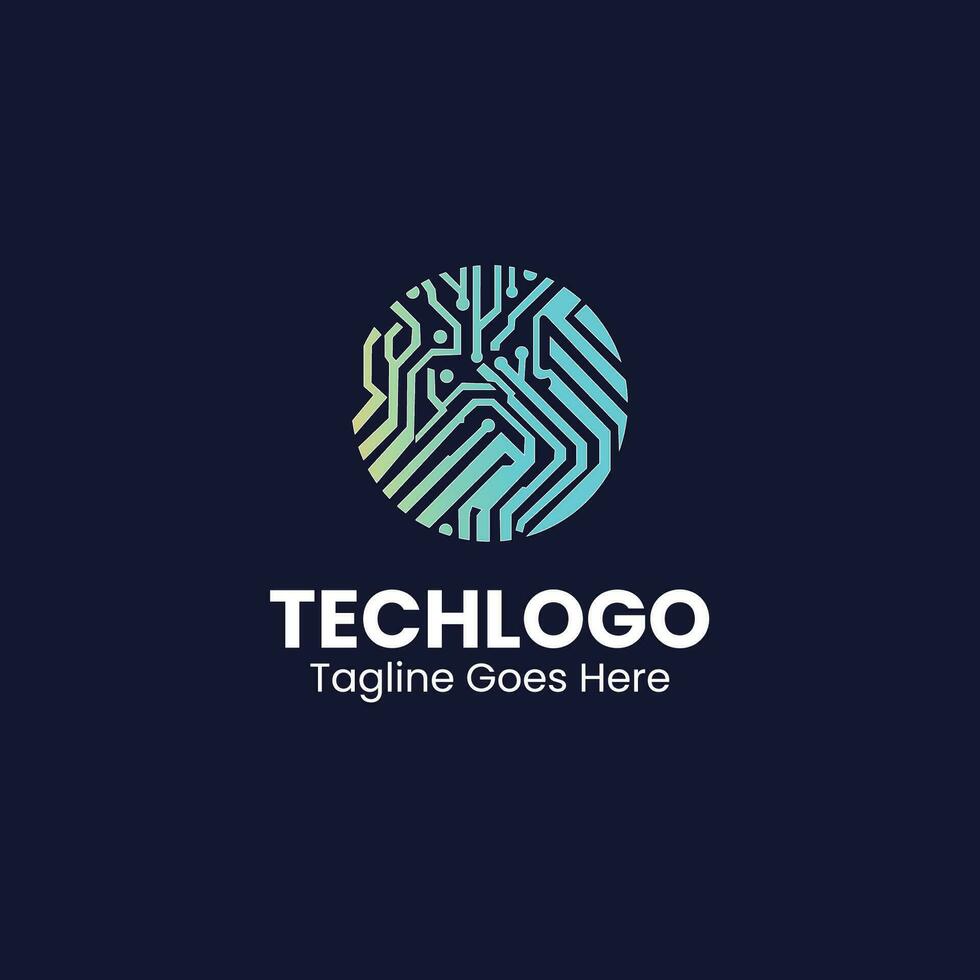 Artificial intelligence ai logo human technology human digital robotics Logo vector