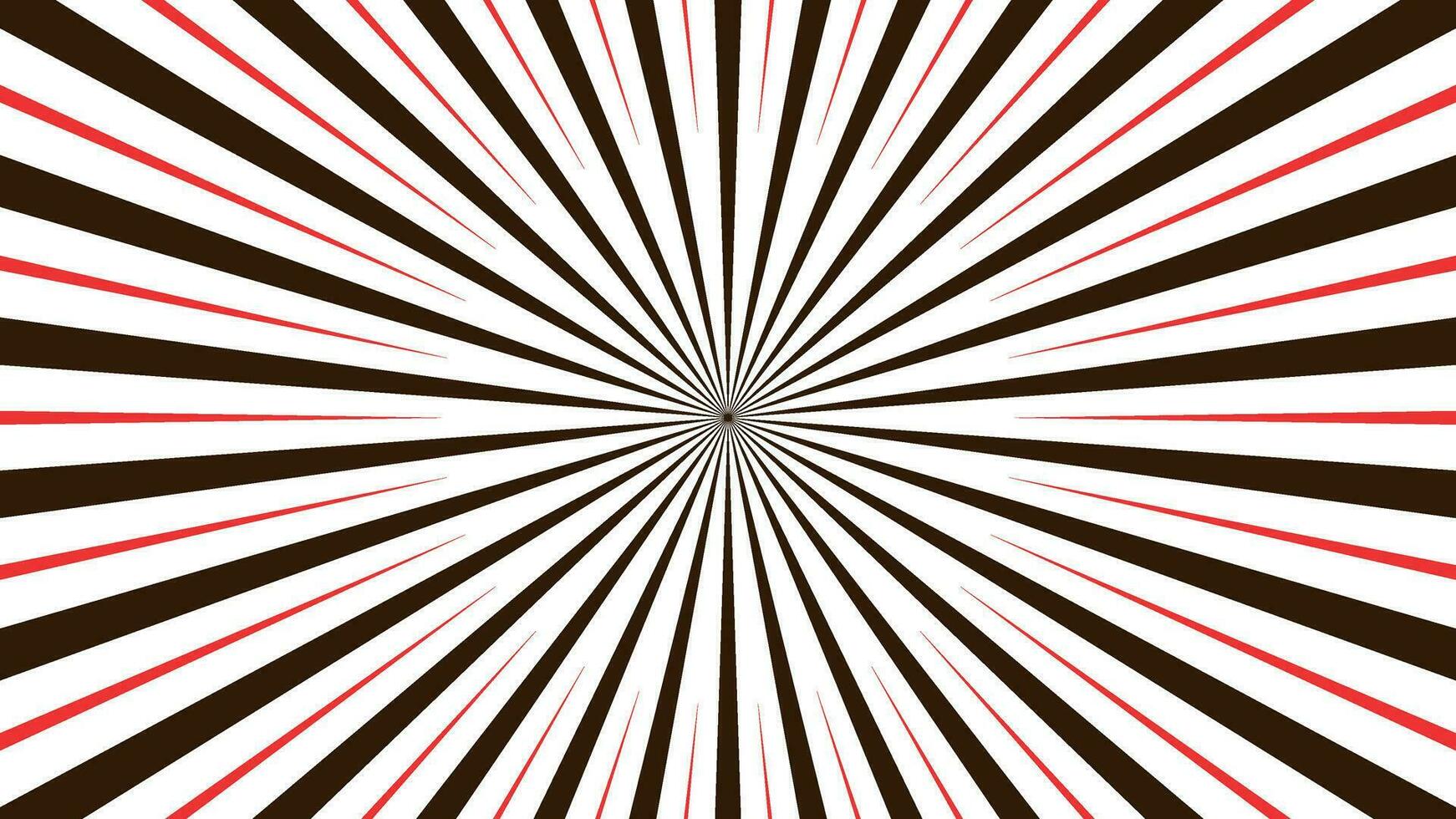 Vector Sunburst Background with colorful rays