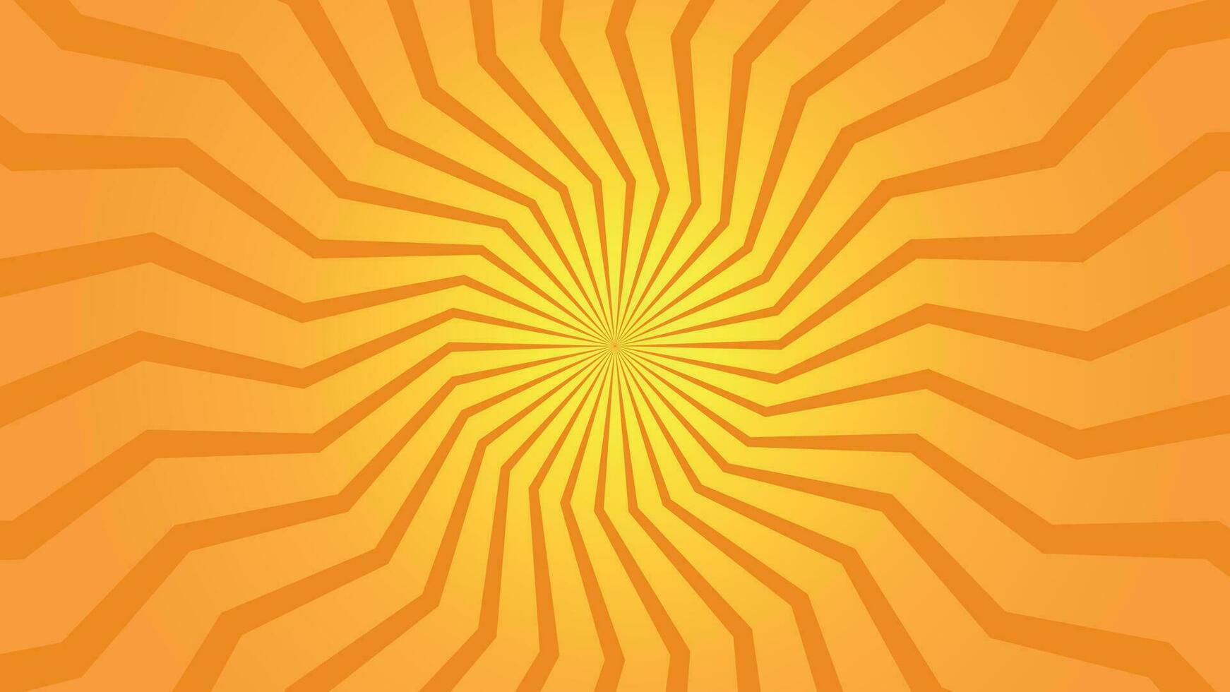 Vector Sunburst Background with colorful rays