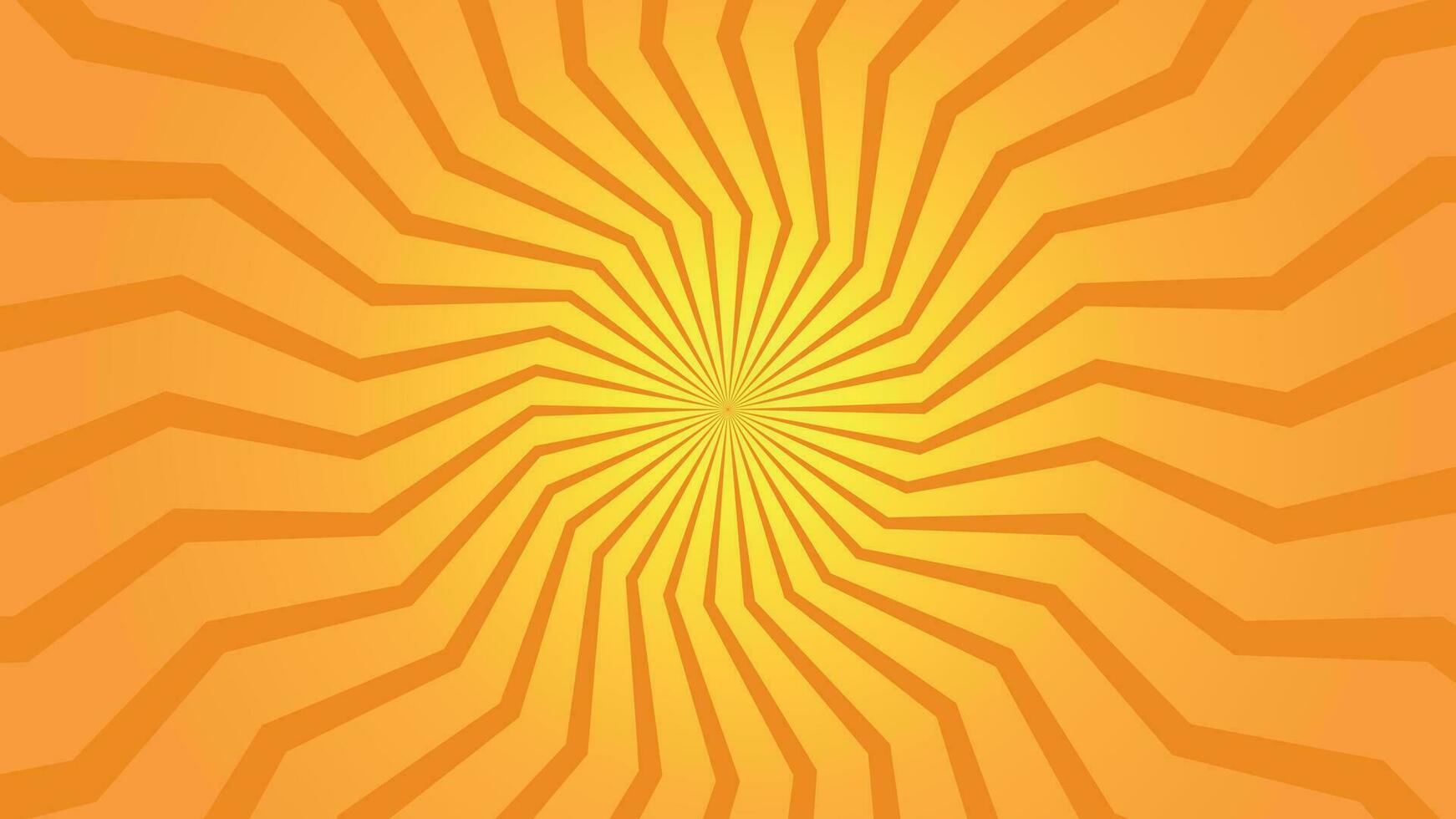 Vector Sunburst Background with colorful rays