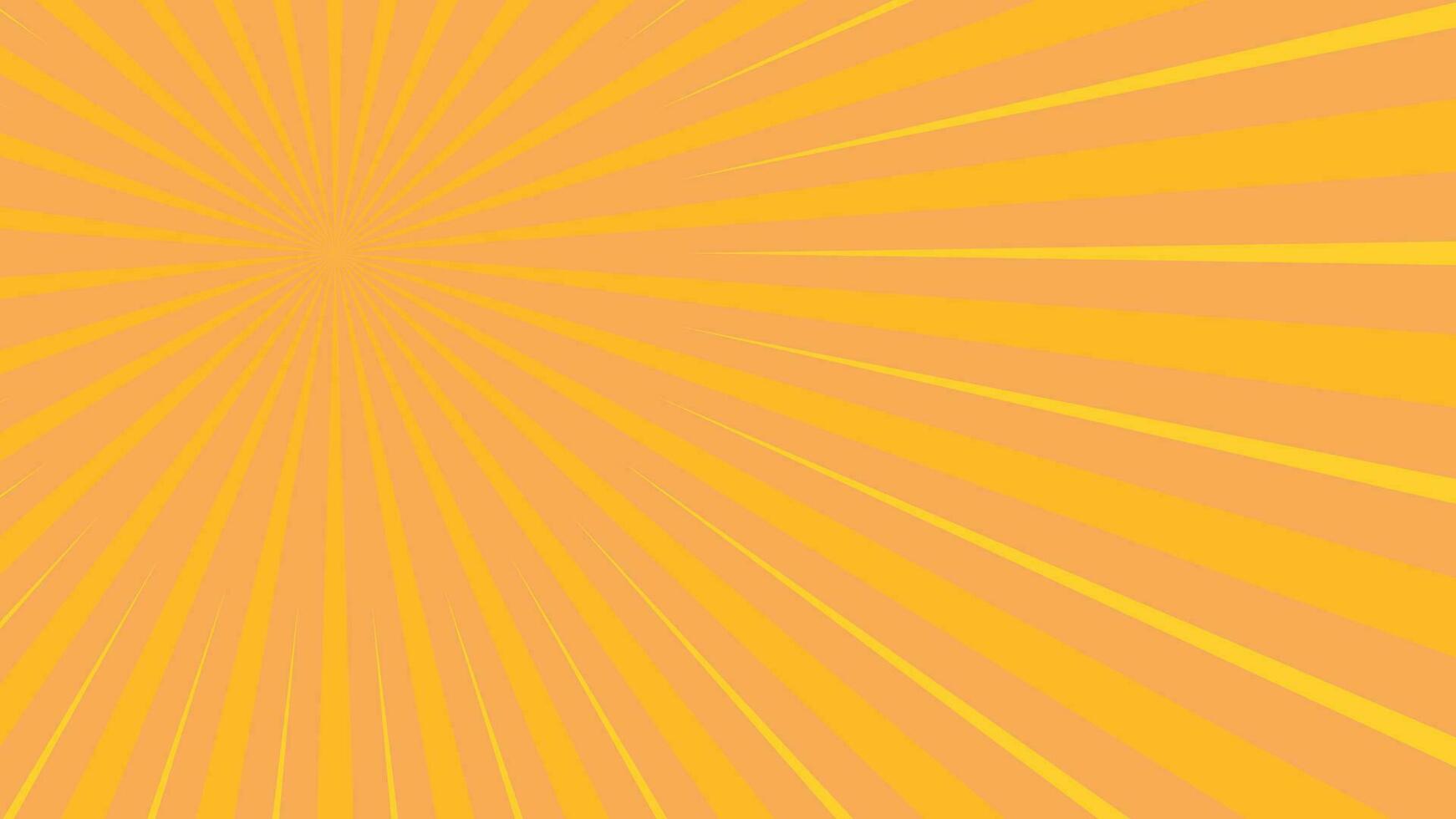 Vector Sunburst Background with colorful rays