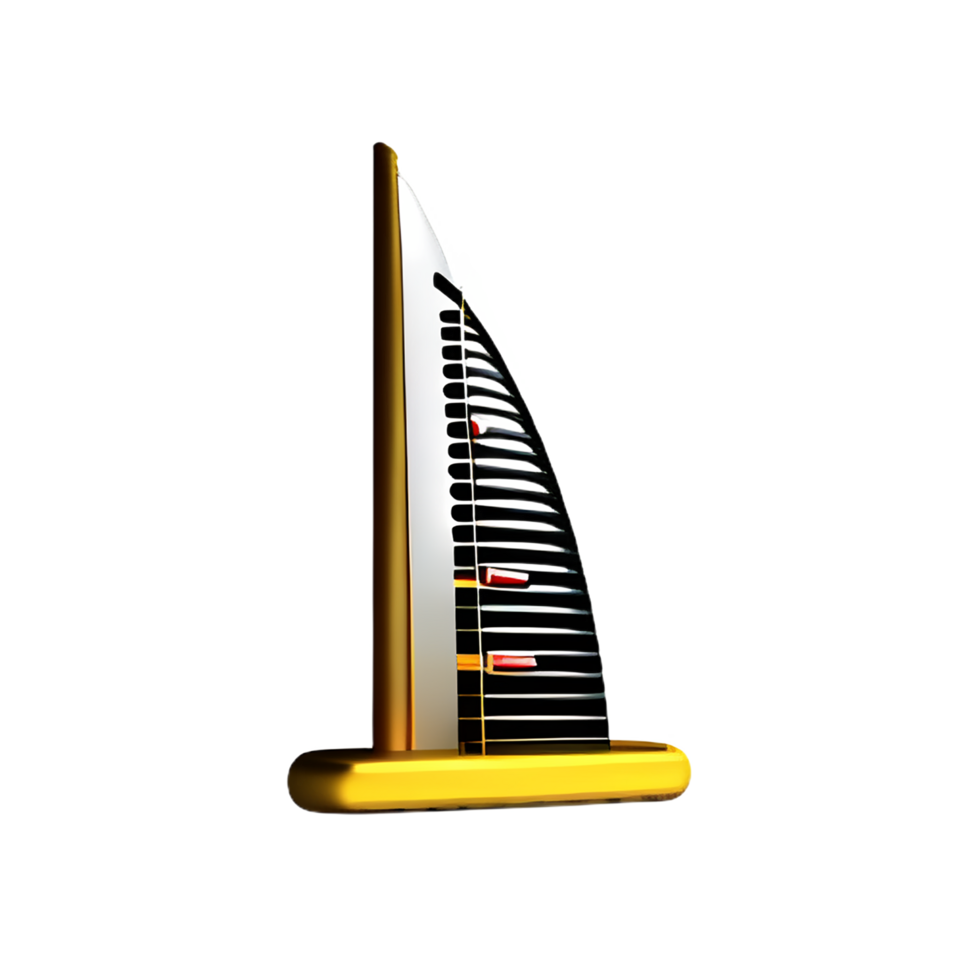 dubai 3d rendering icon illustration png