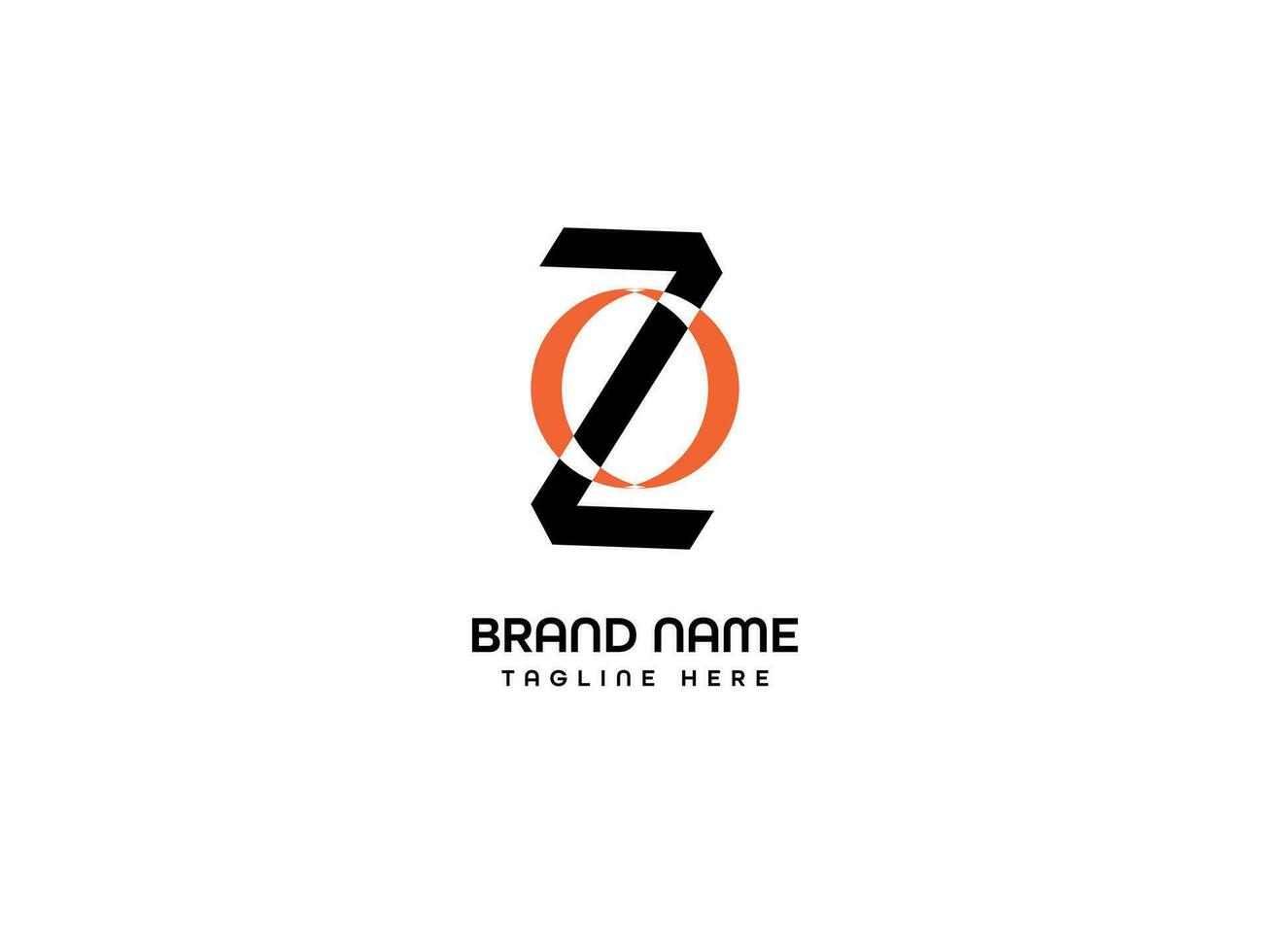 business letter branding logo design vector