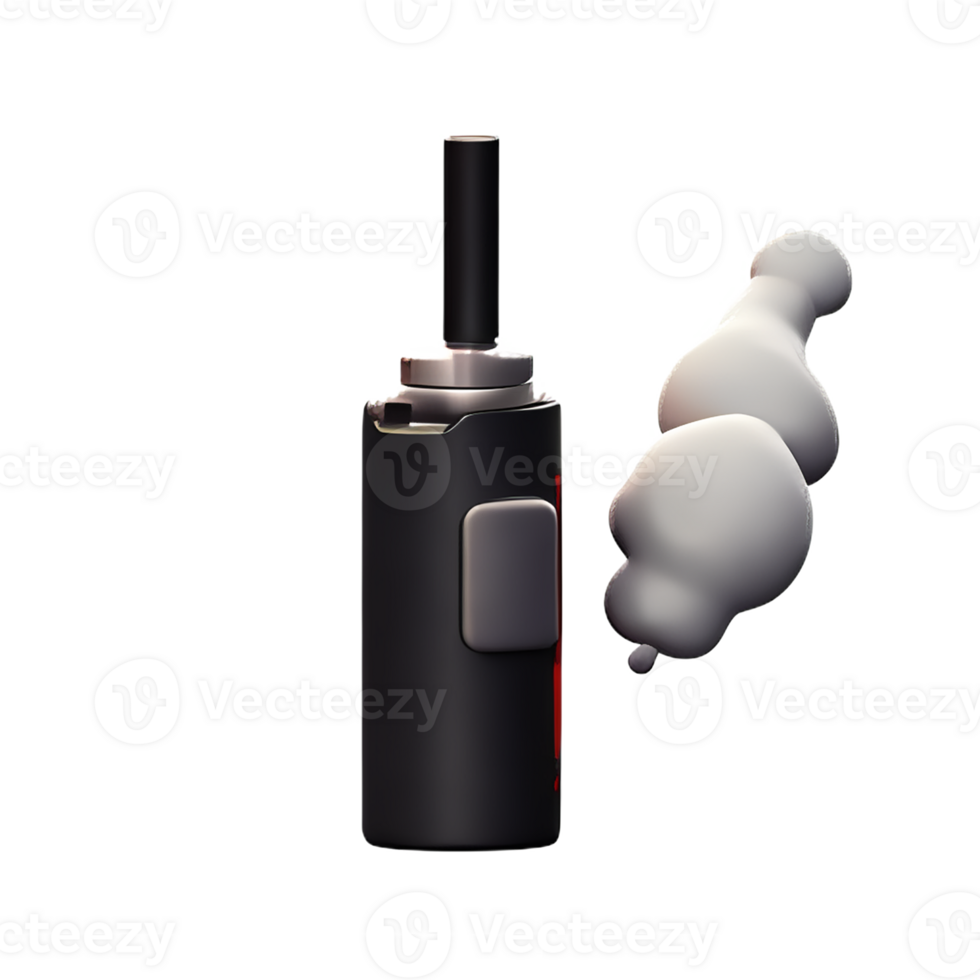 vape 3d rendering icon illustration png