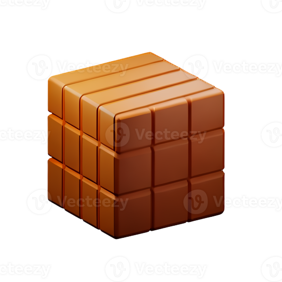 brick 3d rendering icon illustration png