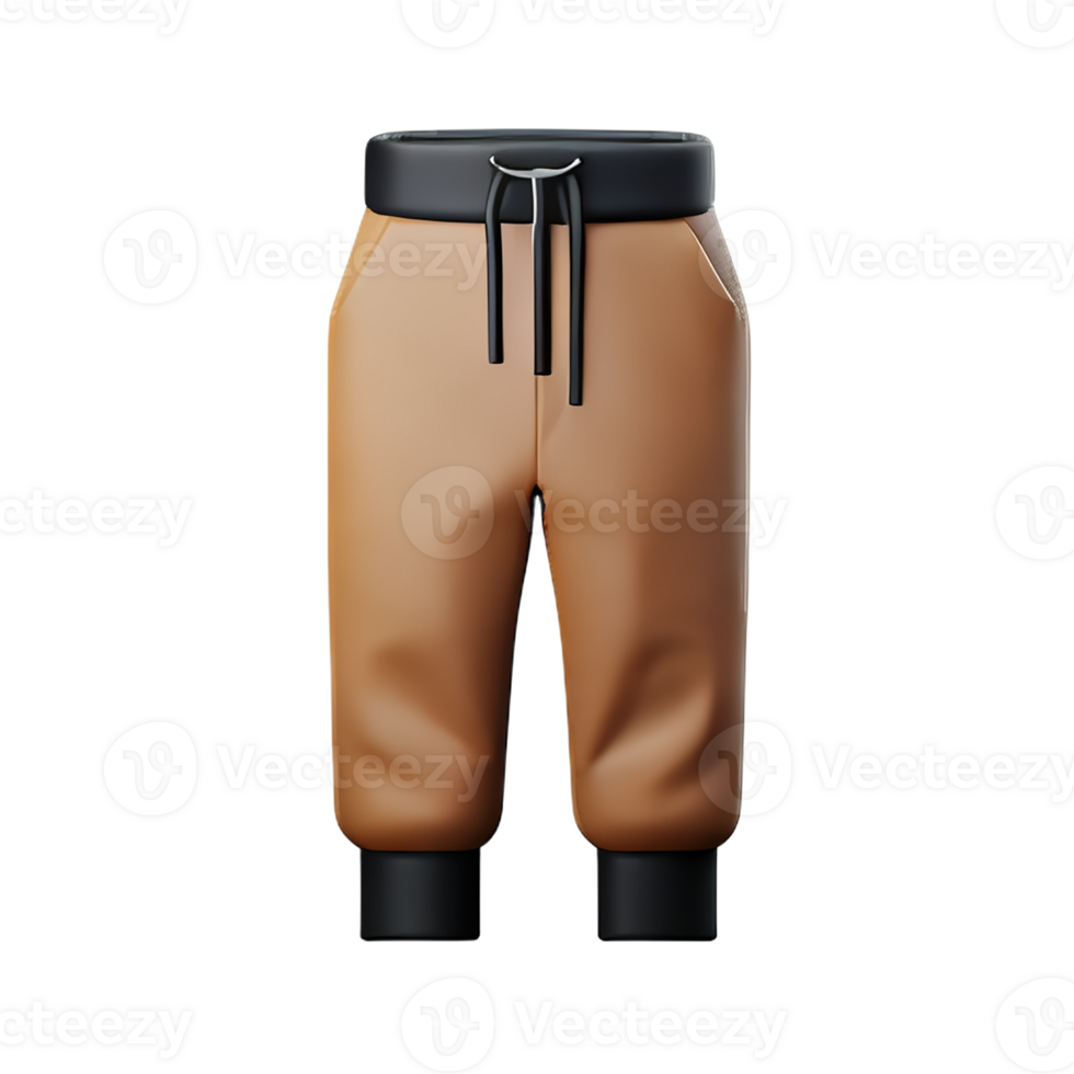 pants 3d rendering icon illustration png