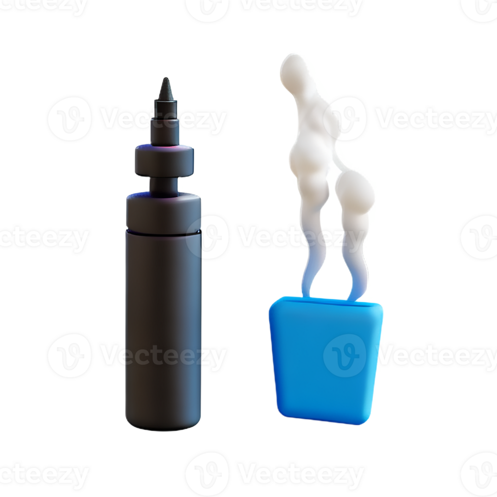 vape 3d rendering icon illustration png