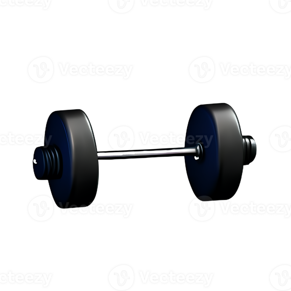 dumbbell  3d rendering icon illustration png