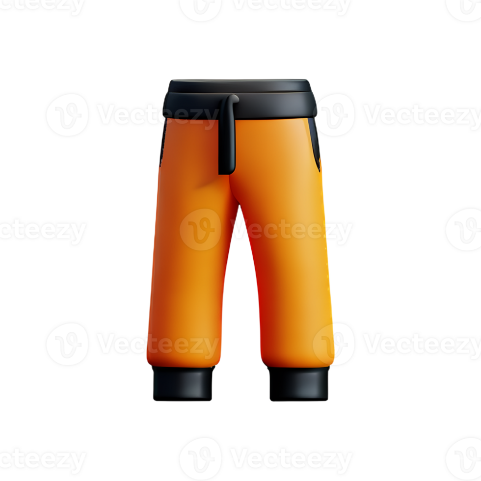 pants 3d rendering icon illustration png