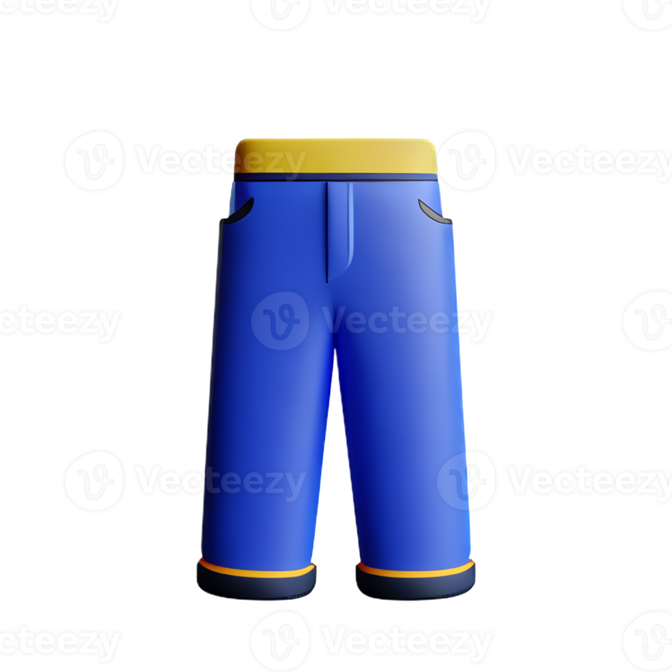 pants 3d rendering icon illustration png