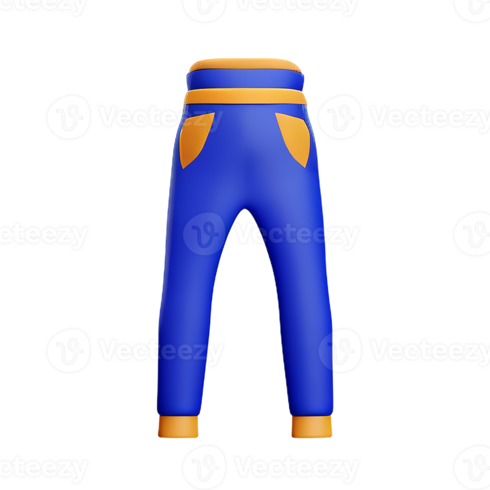 pants 3d rendering icon illustration png