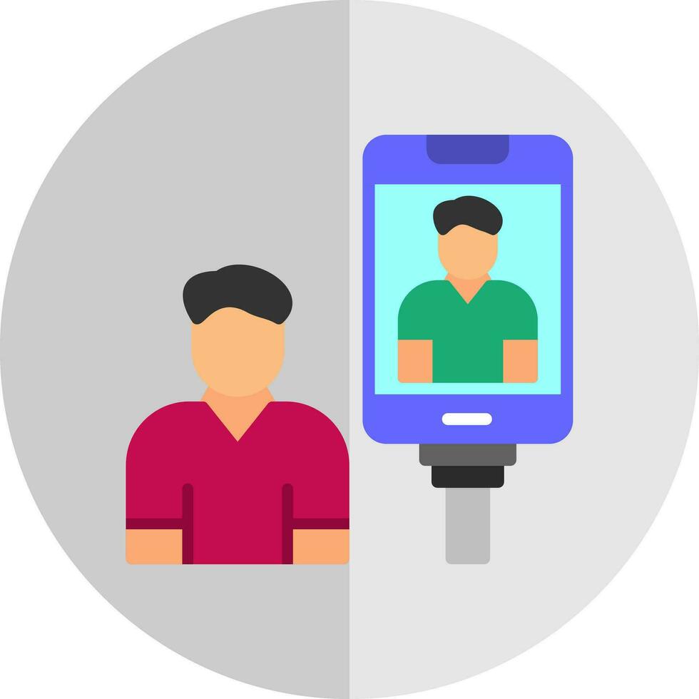 Selfie Vector Icon Design