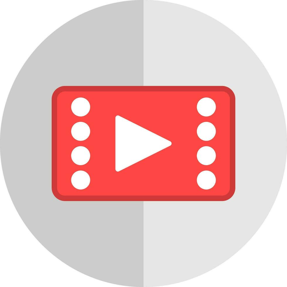 Video player Vector Icon Design