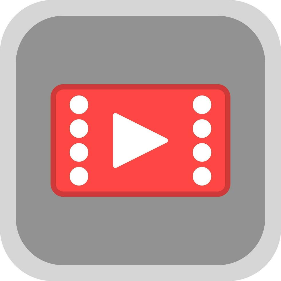 Video player Vector Icon Design
