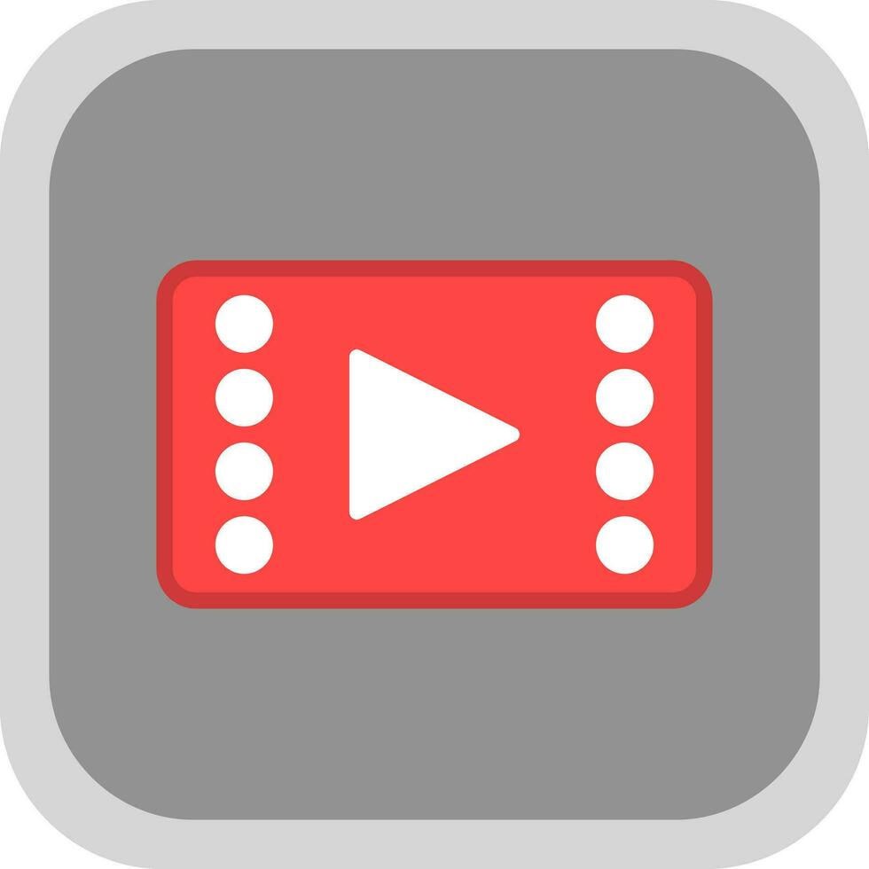 Video player Vector Icon Design