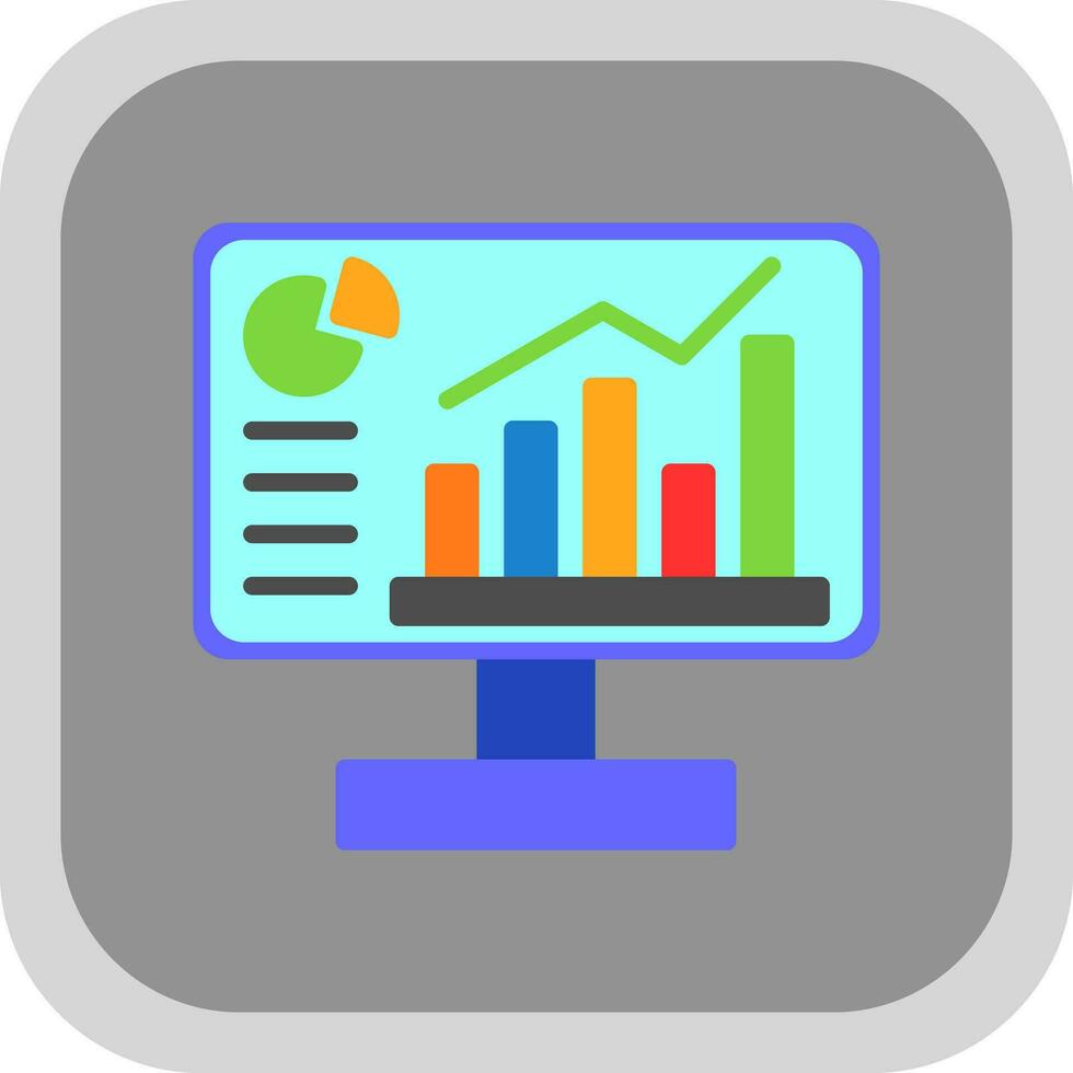 Analytics Vector Icon Design