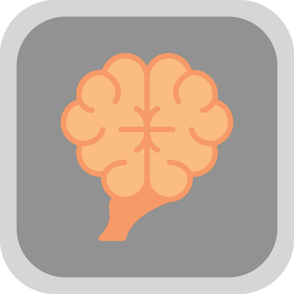 humano cerebro vector icono diseño