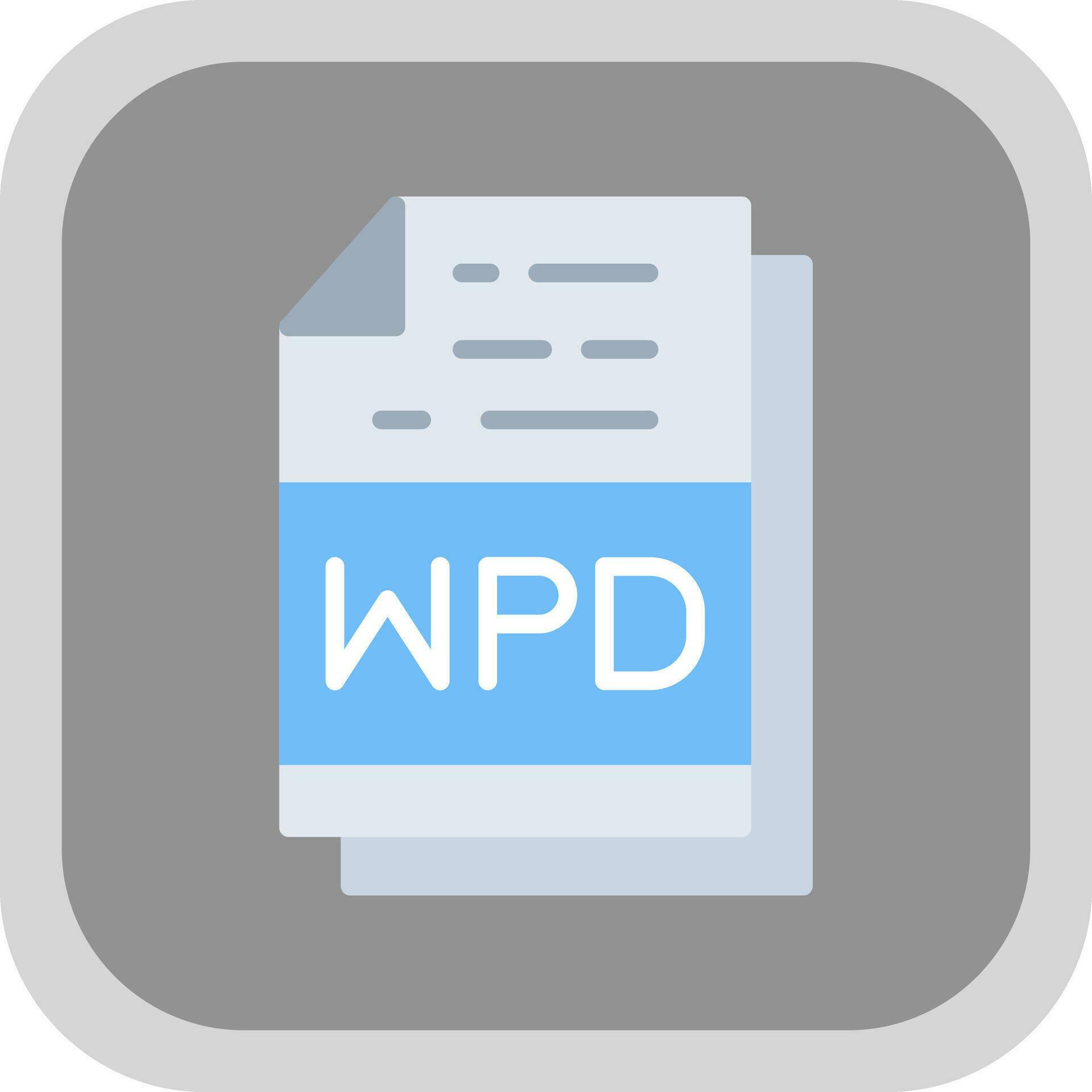 WPD File Format Vector Icon Design 29190707 Vector Art at Vecteezy