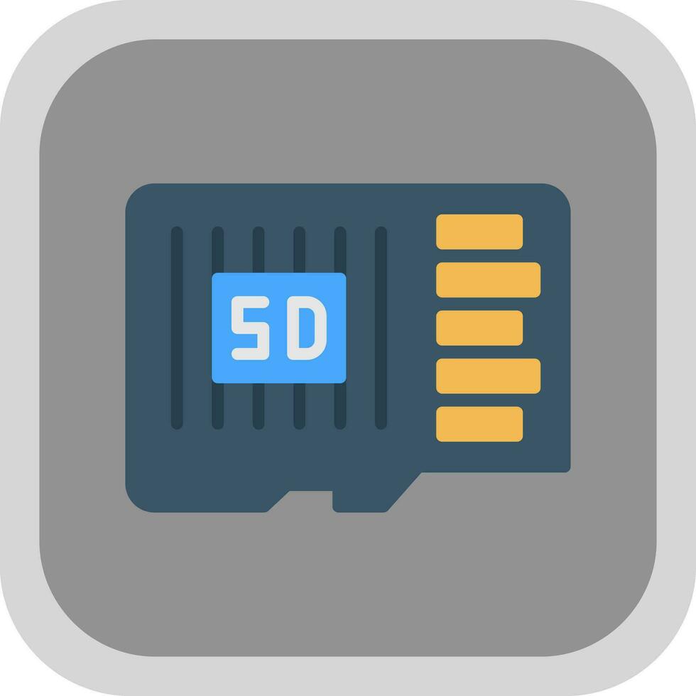 diseño de icono de vector de tarjeta sd