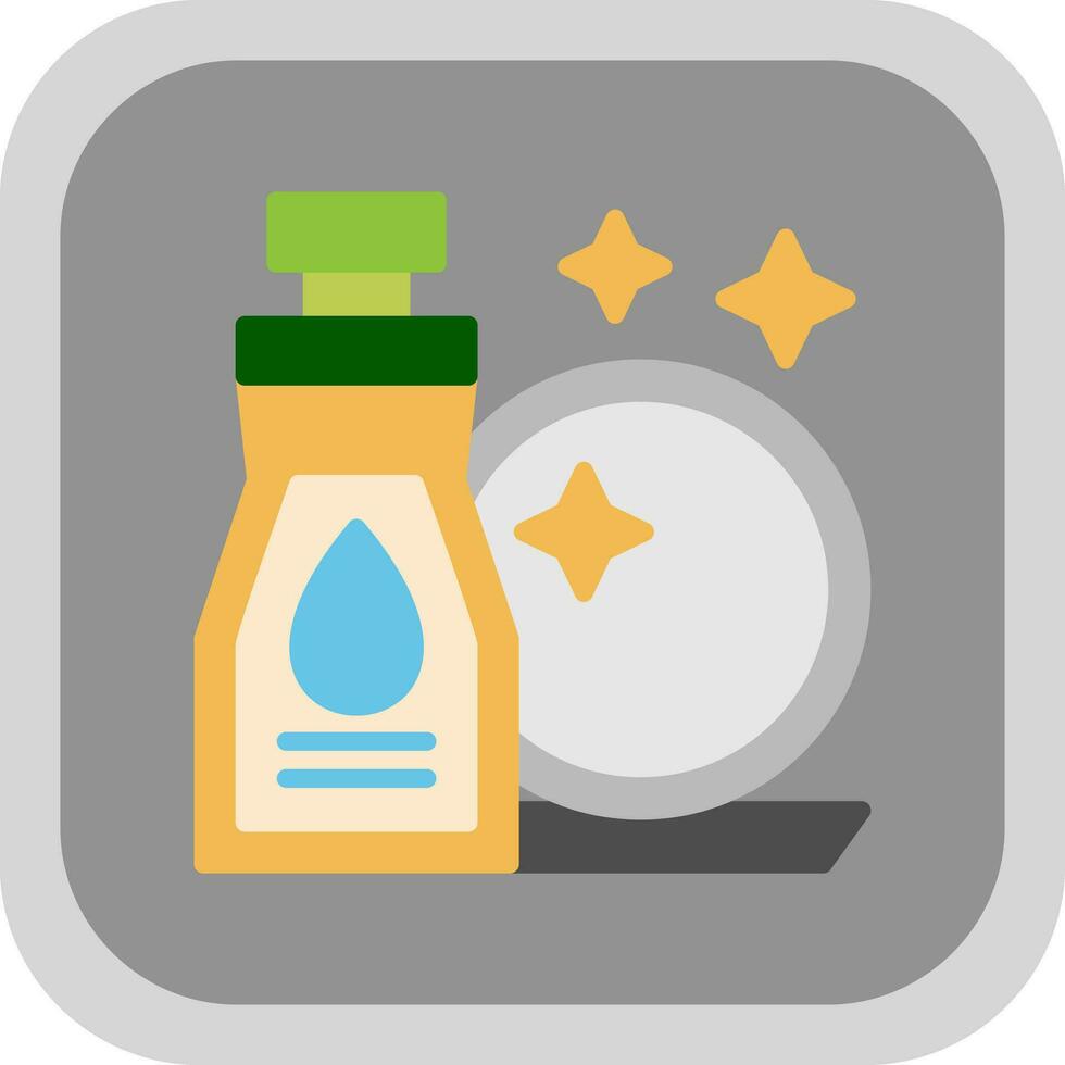 Dish washing Vector Icon Design