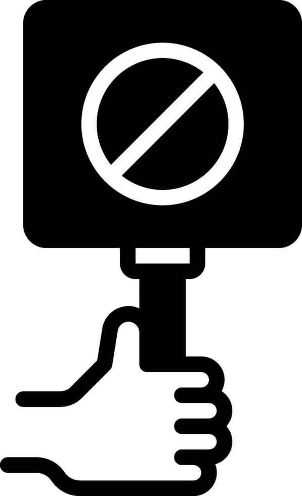 solid icon for no vector