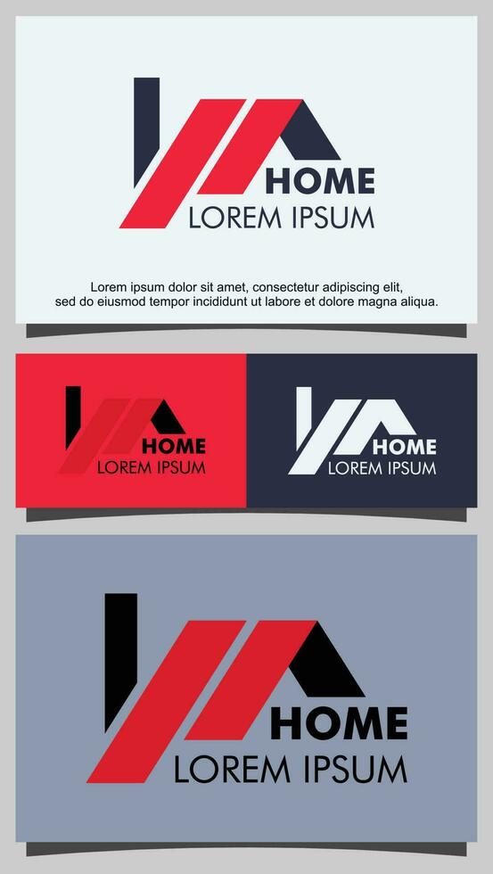 Home building services logo template vector