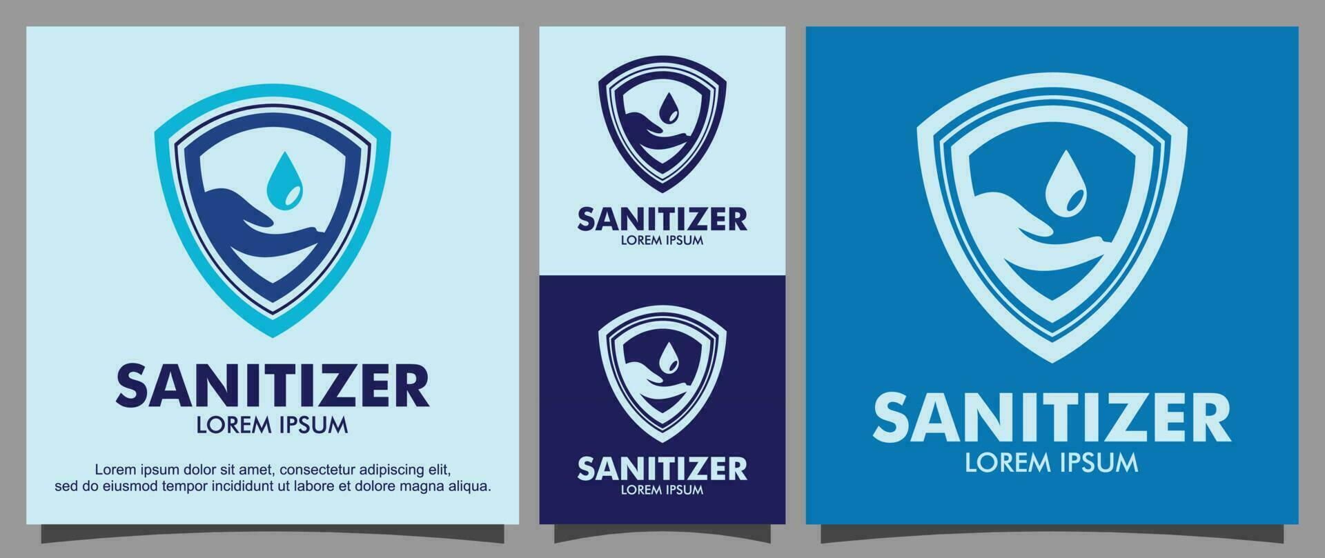 Hand washing faucet logo template vector